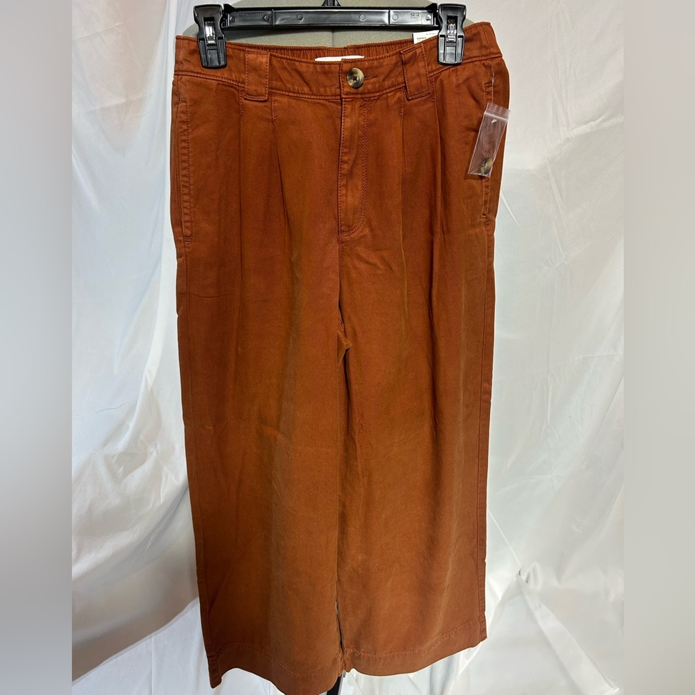 Sonoma Wide Leg Trousers, Rust color, Women’s Medium